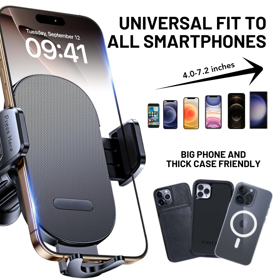Universal Automobile Cradle for All Smartphones