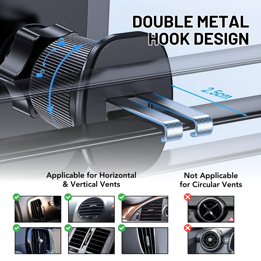 Universal Automobile Cradle for All Smartphones