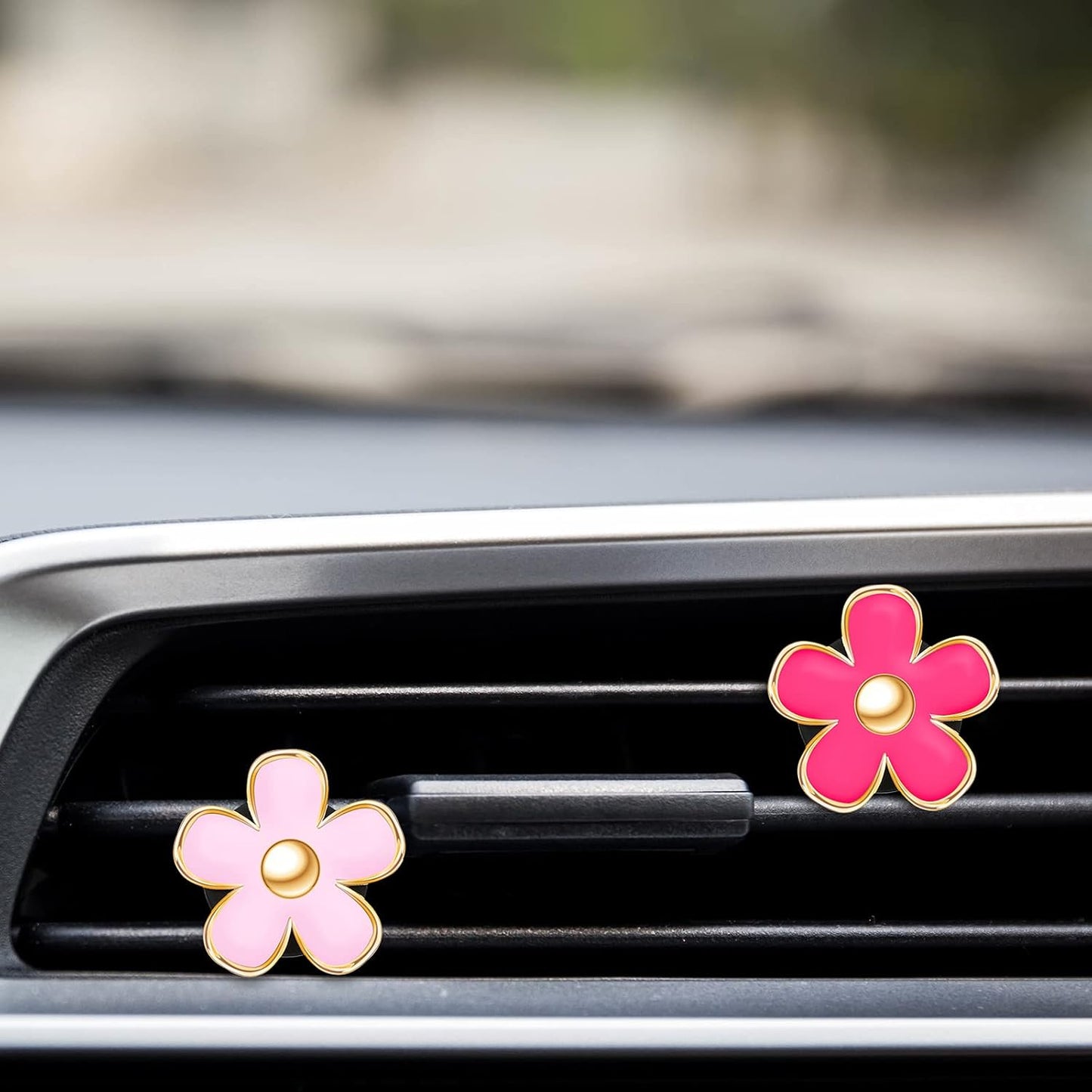 BloomBreeze – Daisy Car Air Freshener for a Fresh & Floral Ride (4PCS/PACK)