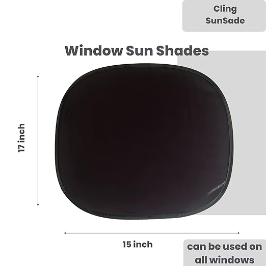 2025 UPGRADED Electrostatic Film Foldable Window Shades for Car (2PCS Set)