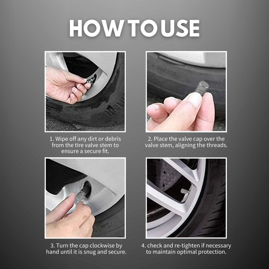 Tire Valve Stem Caps (4PCS)