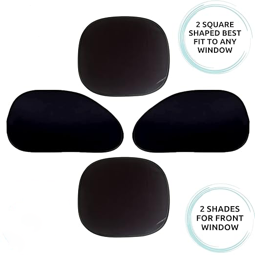 2025 UPGRADED Electrostatic Film Foldable Window Shades for Car (2PCS Set)