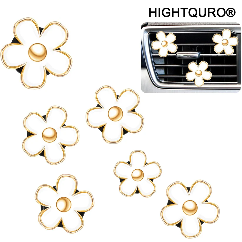 BloomBreeze – Daisy Car Air Freshener for a Fresh & Floral Ride (4PCS/PACK)