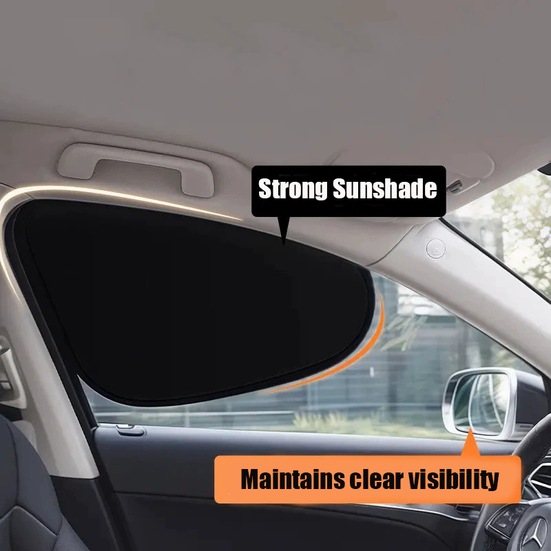 2025 UPGRADED Electrostatic Film Foldable Window Shades for Car (2PCS Set)
