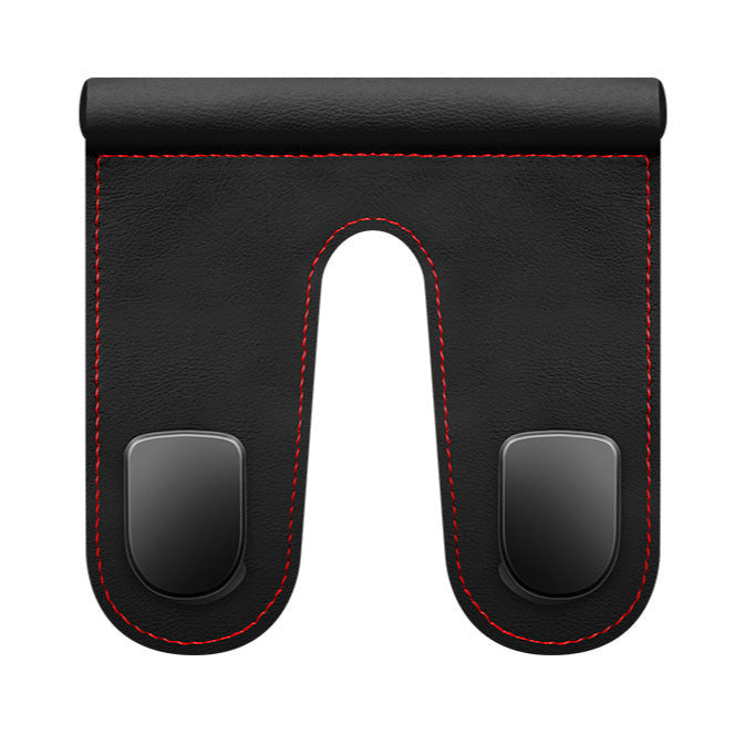 Premium Leather Glove Box Hook with Leather Hooks: No Destructive Installation