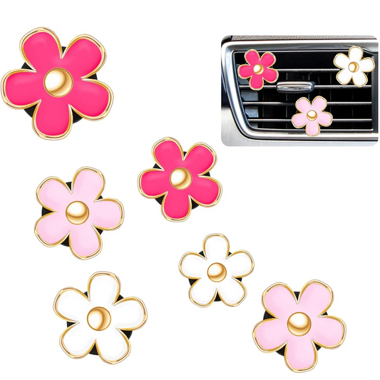 BloomBreeze – Daisy Car Air Freshener for a Fresh & Floral Ride (4PCS/PACK)